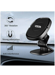 Go-Des Adjustable Dashboard Magnetic Car Phone Holder/Mount, Black