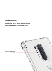 Oneplus 8 Pro Soft Silicone Shockproof Anti-Scratch Mobile Phone Back Case Cover, Clear