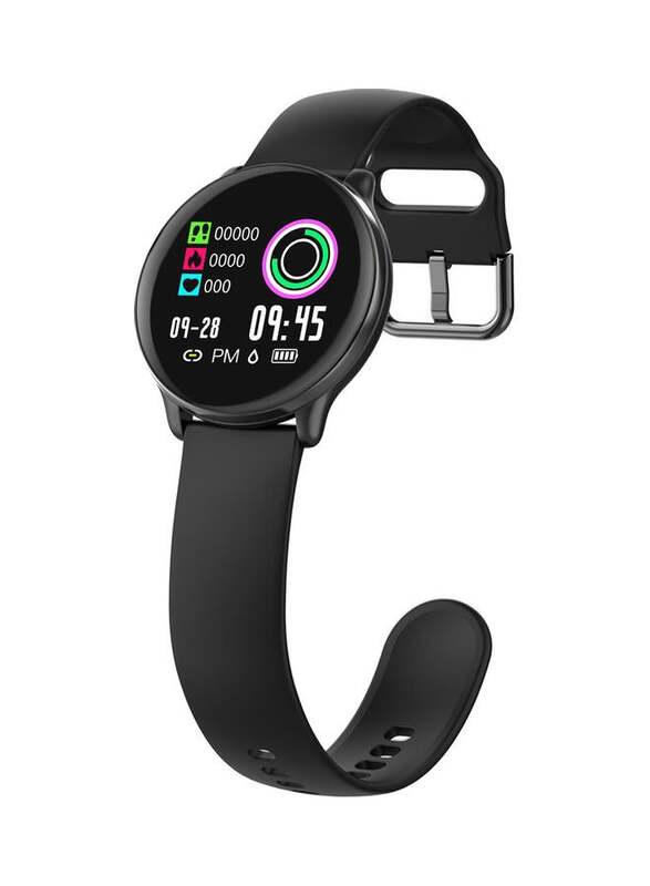 SE01 Bluetooth 1.3-inch Display Smartwatch, Black