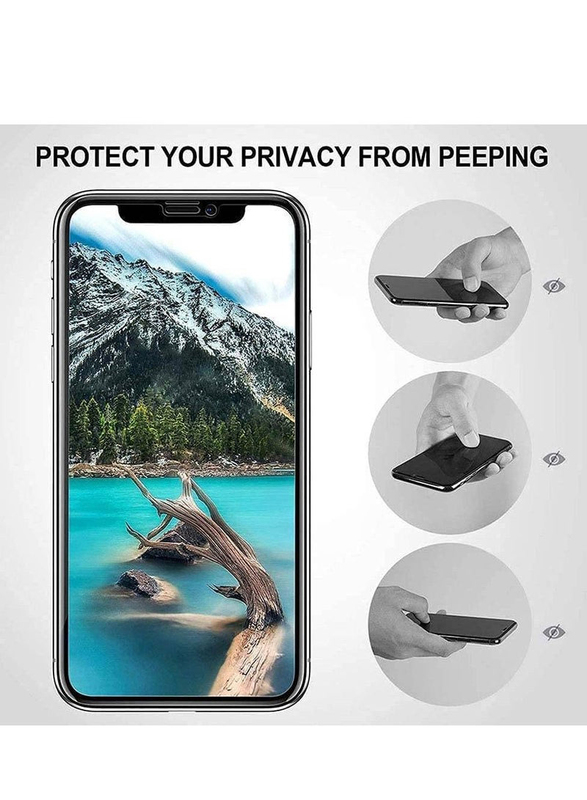 Apple iPhone 11 Pro Privacy Anti-Spy Tempered Glass Mobile Phone Screen Protector, Black