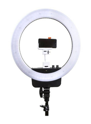 Mobile Phone 16 Inch Photography Ring Light for Making Tiktok Video, Black/White