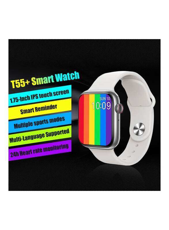 T55 Plus Bracelet Sports Smart Watch White