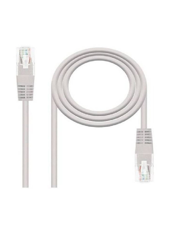 25-Meter Cat6 High-Speed Heavy Duty Gigabit Ethernet Patch Internet Cable, RJ45 to RJ45 for Networking Devices, Grey