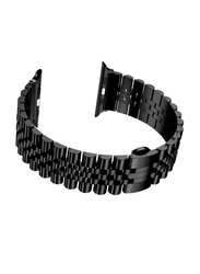 Replacement Stainless Steel Magnetic Metal Strap for Apple Series 8/7/6/5/4/SE 45mm 44mm 42mm/ Ultra Watch 49mm, Black