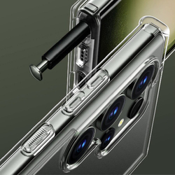 Trands Samsung Galaxy S23 Ultra Hard TPU Mobile Phone Case Cover, Clear