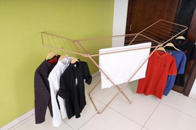 Royalford Large Folding Clothes Airer Drying Space Laundry Durable Metal Drying Rack, Multicolour