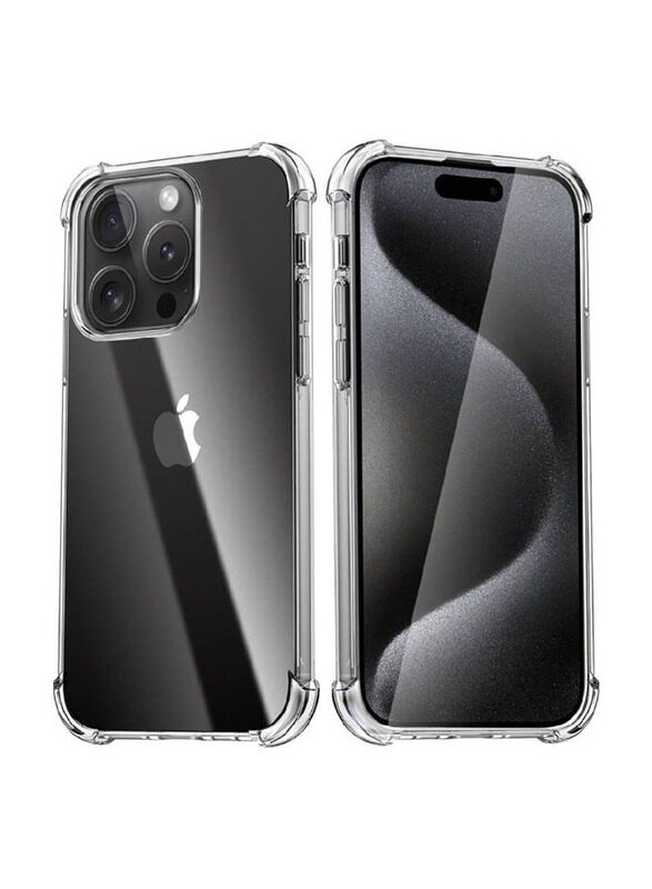 

Olliwon Apple iPhone 15 Pro Max 6.7-inch Mobile Phone Case Cover with Protective Shockproof Anti-Scratch Transparent Camera Protection, Clear