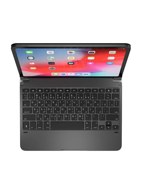 Brydge Aluminium Bluetooth Arabic/English Keyboard for iPad Pro 11", Bry4012A, Space Grey