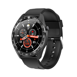 1.3 Inch Full-Touch TFT Display IP68 Waterproof Sports Watch BT5.0 Fitness Tracker Smartwatch, WB02, Black
