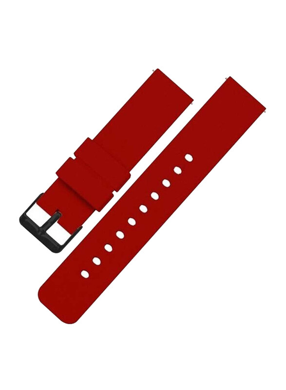 

Generic Silicone Replacement Band for Samsung Galaxy Watch/Active Watch, Red