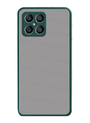 Honor X8 Matte Silicone Translucent Shockproof Bumper Mobile Phone Case Cover, Green