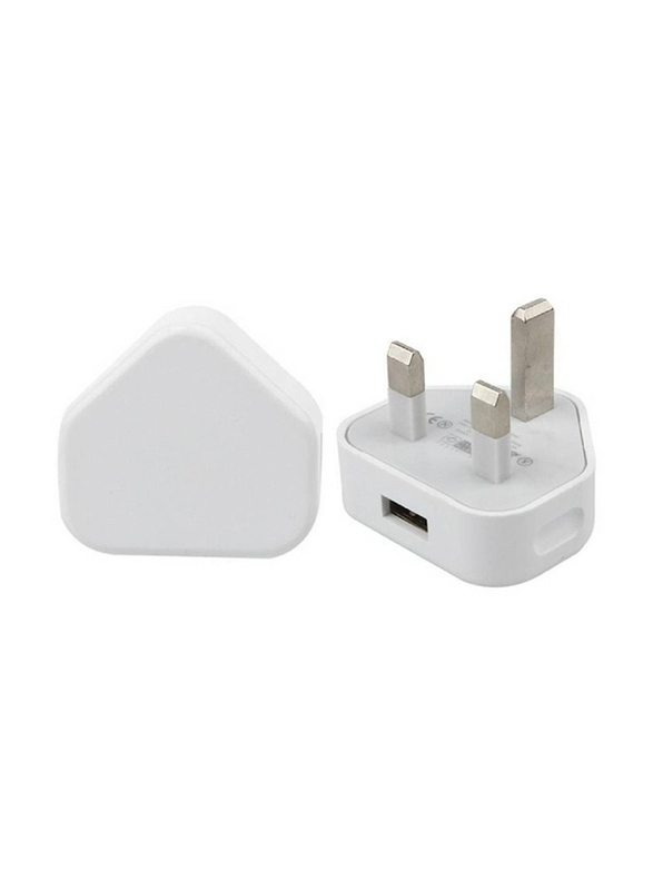 Fast Travel Adapter for Apple iPhone, White