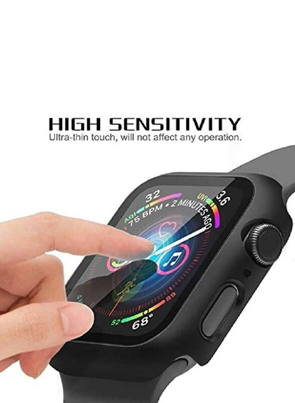 Protective Case Cover for Apple Watch 44mm, Black