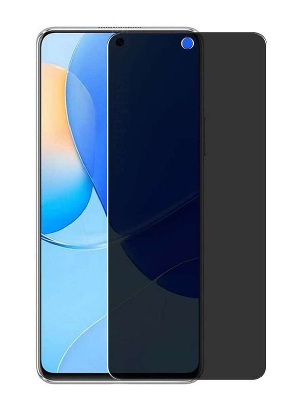 Honor X8 9H Hardness Anti-Scratch Bubble Free Privacy Screen Protector, Black