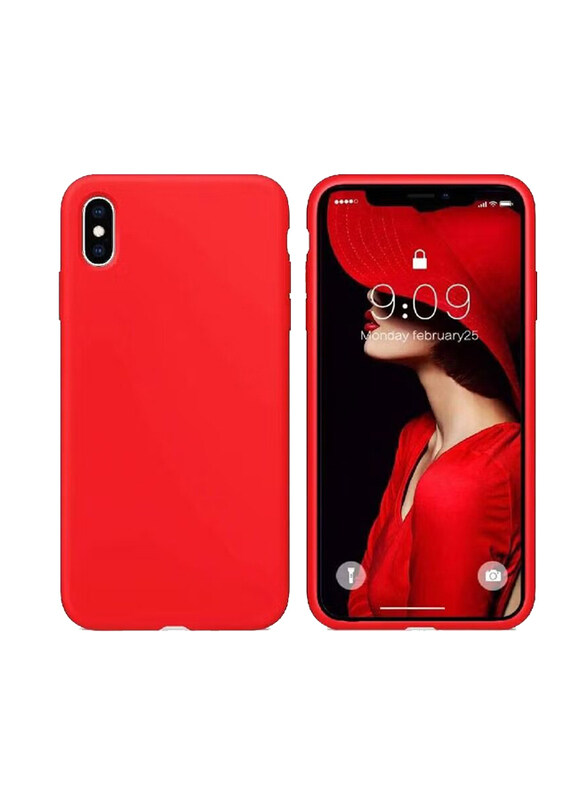 

Generic Apple iPhone XS Max Protective Soft Silicone Mobile Phone Case Cover, Red