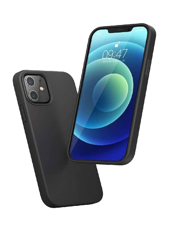 

Generic Apple iPhone 12 6.1 Inch Soft Silicone Mobile Phone Case Cover, Black