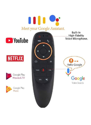 Air Mouse Remote Control 2.4G RF Wireless with 6-Axis Gyroscope & IR Learning for Android TV Box/PC, Black