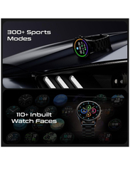 Haino Teko Germany 2023 Smartwatch, Bluetooth Calling, Full Screen Touch, Heart Rate Monitoring, Black
