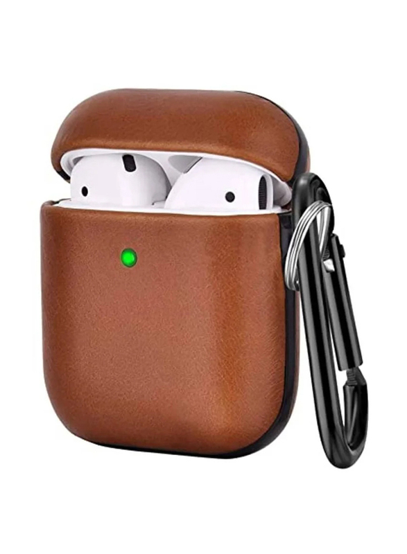 Apple AirPods 1 Leather Protective Case Cover, Brown