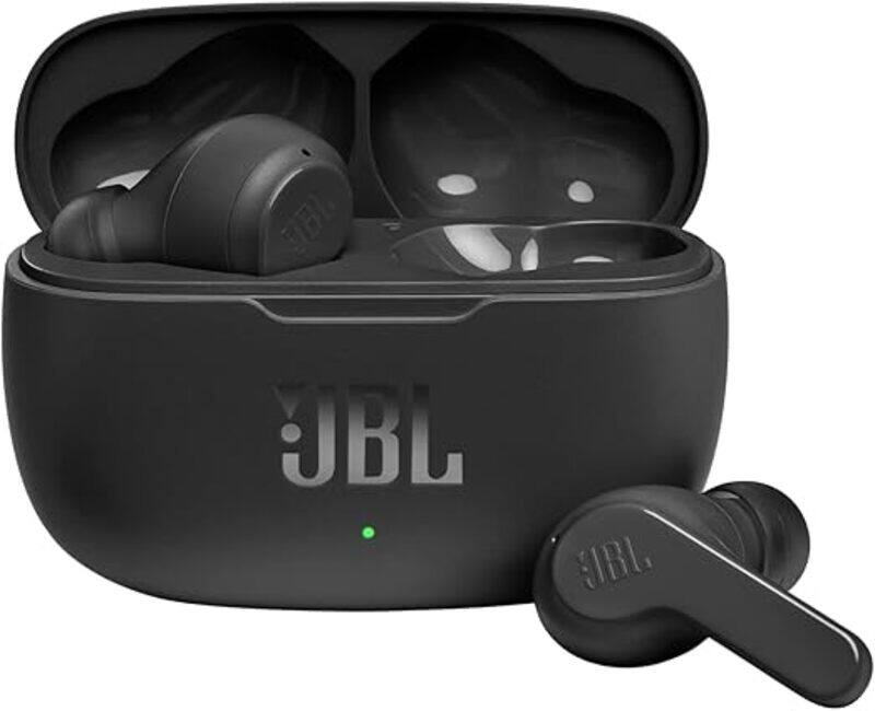 

JBL Wave 200TWS Small True Wireless Earbuds with Deep Bass Sound - Black