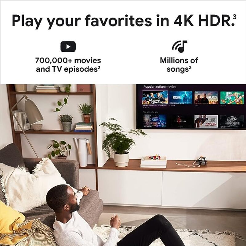 Google Chromecast with Google TV 4K Media
