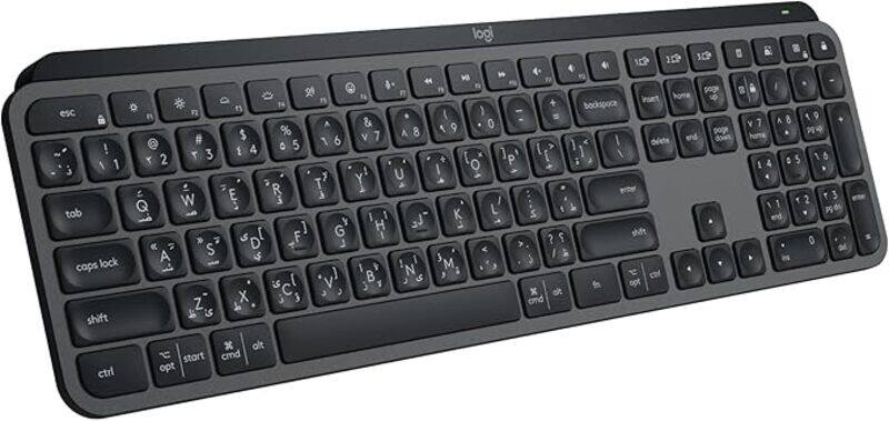 

Logitech MX Keys S Wireless Keyboard, Low Profile, Fluid Precise Quiet Typing / ARA