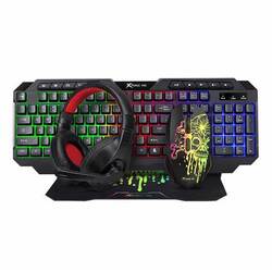 Xtrike Me Cmx-415 bundle keyboard+mouse+mouse pad +headtset 4In1 Combo