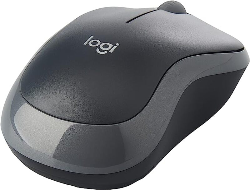 Logitech M185 Wireless Mouse - Grey