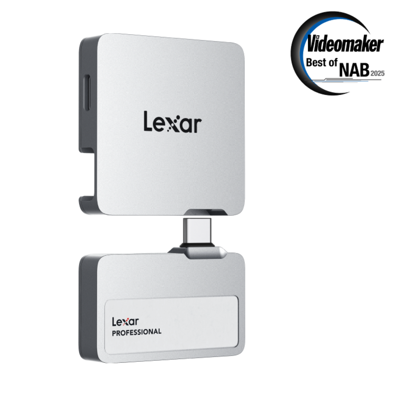 

Lexar SL400 Professional Go Portable SSD with 4-Port USB-C Hub 2TB