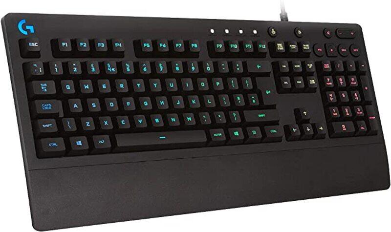 

Logitech G213 Prodigy Gaming Keyboard, LIGHTSYNC RGB Backlit Keys - Black