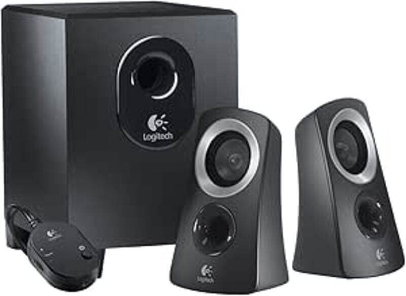 

Logitech Z313 Multimedia Speaker, 50 Watts Peak Power - Black