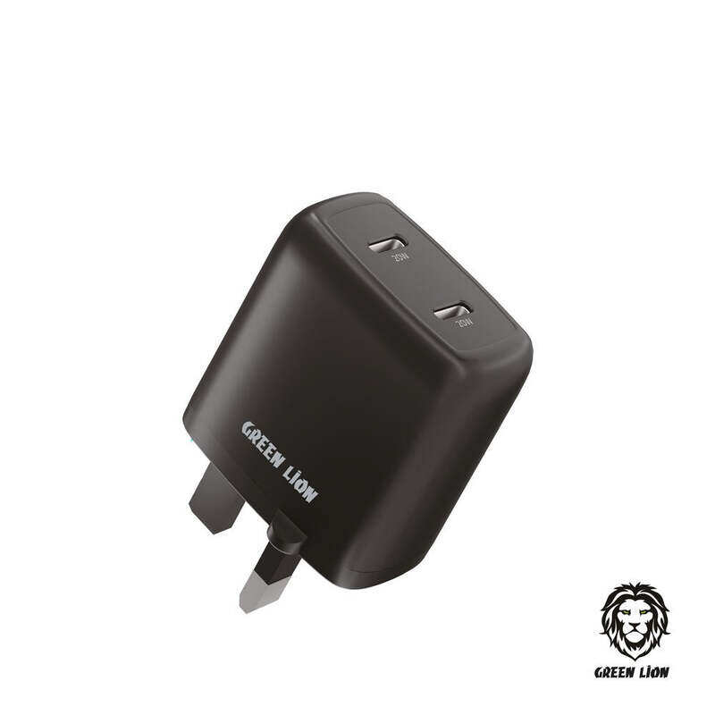 

Green Lion Dual Port USB-C Charger 40W UK