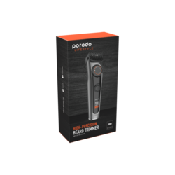 Porodo Lifestyle High Precision Beard Trimmer with Digital Display 600mAh