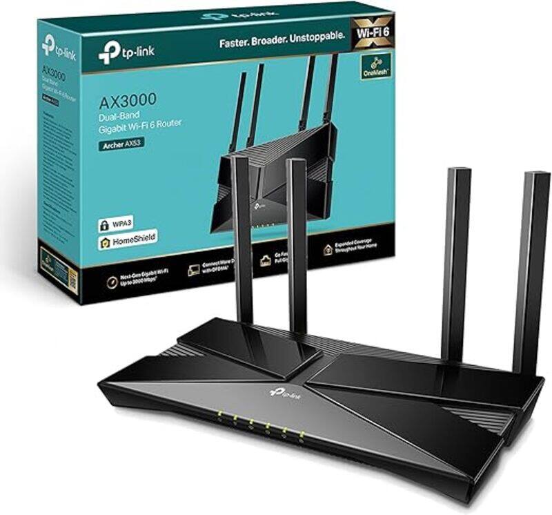 

TP-LINK Archer AX53 AX3000 Dual-Band Gigabit Wi-Fi 6 Router