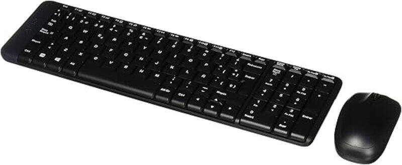 

Logitech Mk220 Wireless Combo Keyboard And Mouse English/Arabic