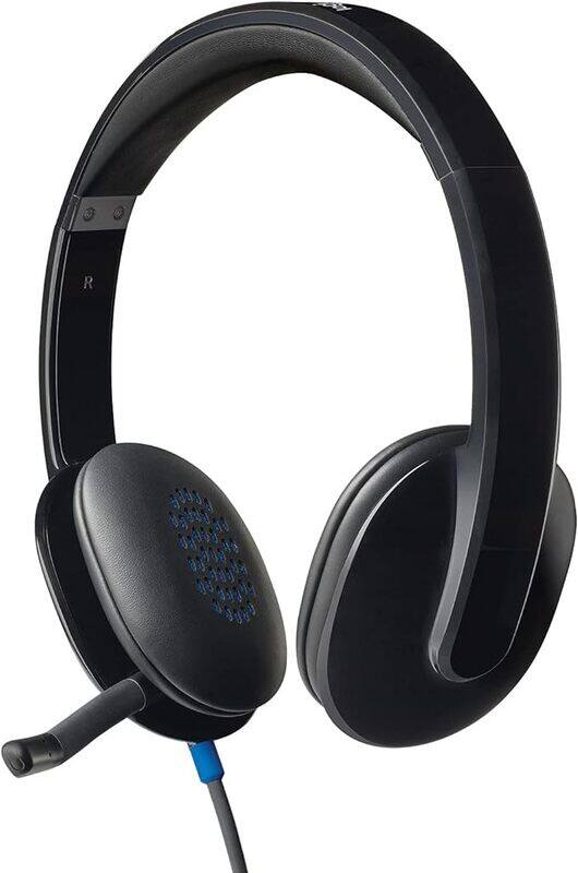 

Logitech H540 Wired Headset, Stereo Headphone With Noise - Black