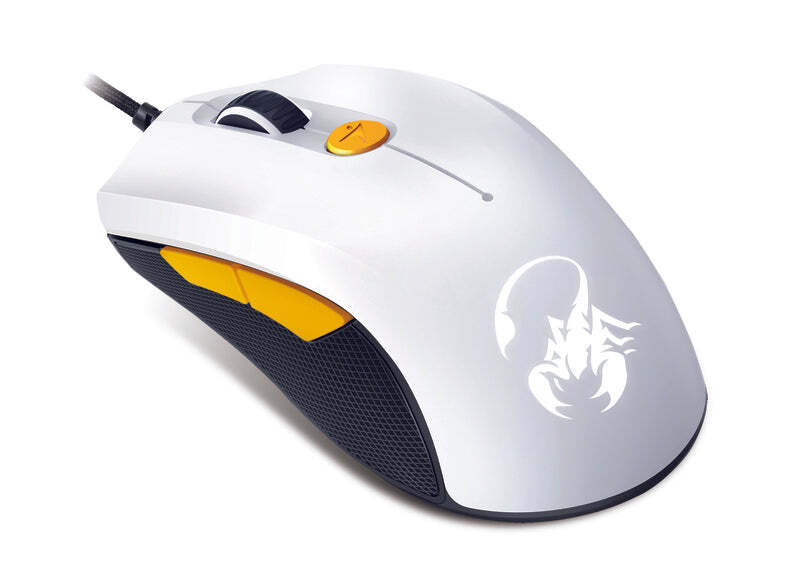 Genius GX M6-600W Scorpion Mouse Game - White / Orange