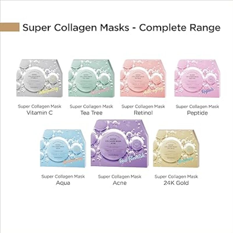 Super Collagen Mask - Acne , 30ml Pack of 3