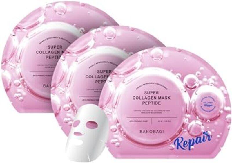 

BANOBAGI Super Collagen Mask - Peptide , 30ml Pack of 3