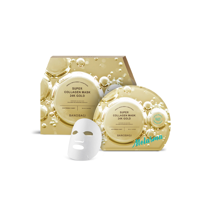 BANOBAGI 24k Gold Hyaluronic Acid Face Mask Skincare Brightening Wrinkle Reduction