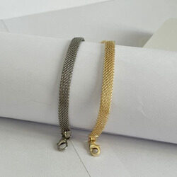 Elegantix Tight Chain Bracelet for Women, Silver