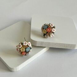 Flower Bouquet stud earrings