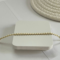 Elegantix Modern Design Dots Bracelet for Women, White