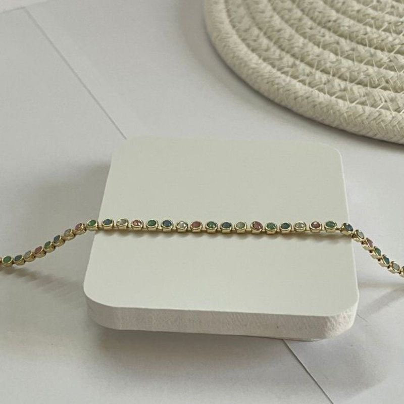 Elegantix Modern Design Dots Bracelet for Women, Pastels