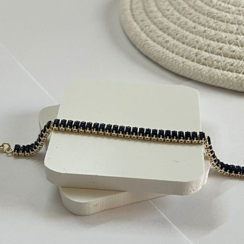 

Elegantix Bracelet for Women with Cubic Zircon, Sapphire Blue
