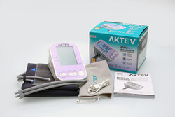 AKTEV PW3Pro PulseWave BP Monitor With Built-in Stethoscope and Lithium Battery