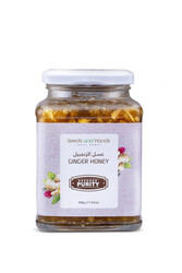 SEEDS AND HANDS Ginger Honey 500g