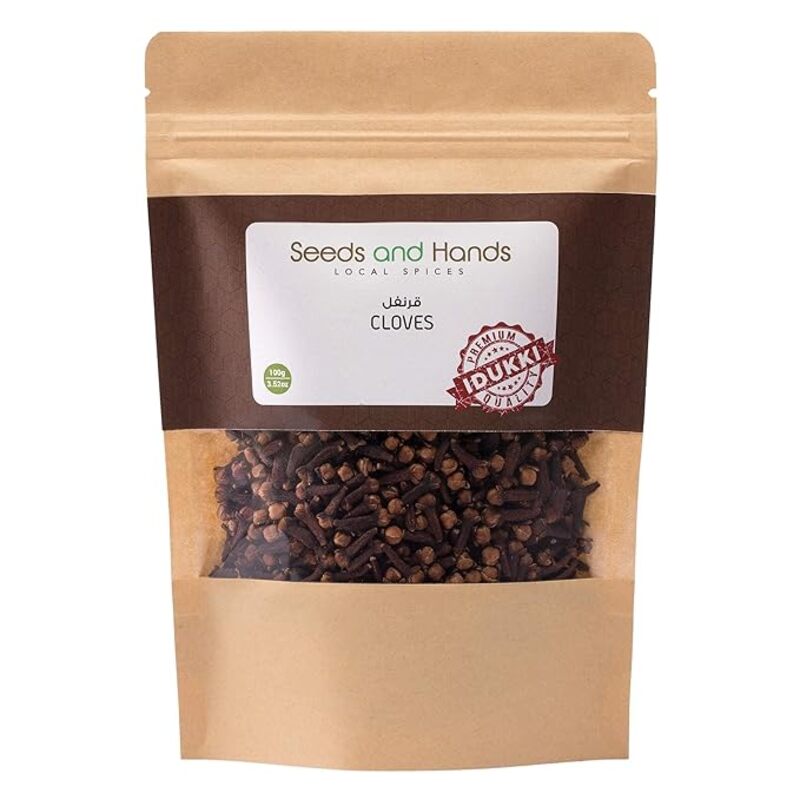 Seeds and Hands Idukki Cloves/Laung Whole (Organically Grown Homestead Produce) (100g)