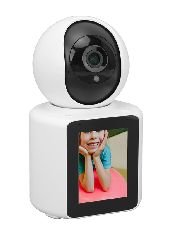 Cryfokt 2.8 Inch HD Screen Smart Security Camera, White