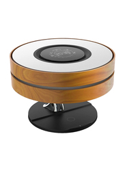 Modirnation Bonsai Modern Bedside Smart Table Lamp with Built-in TWS Bluetooth Speaker & Qi Wireless Charger, Multicolour